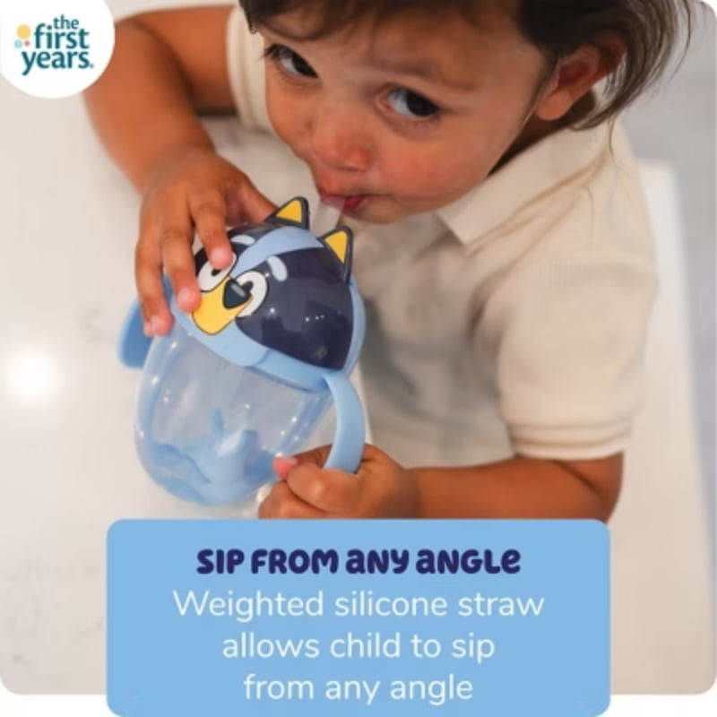 7oz Spill Proof Weighted Straw Trainer Sippy Cup - 6 Months+