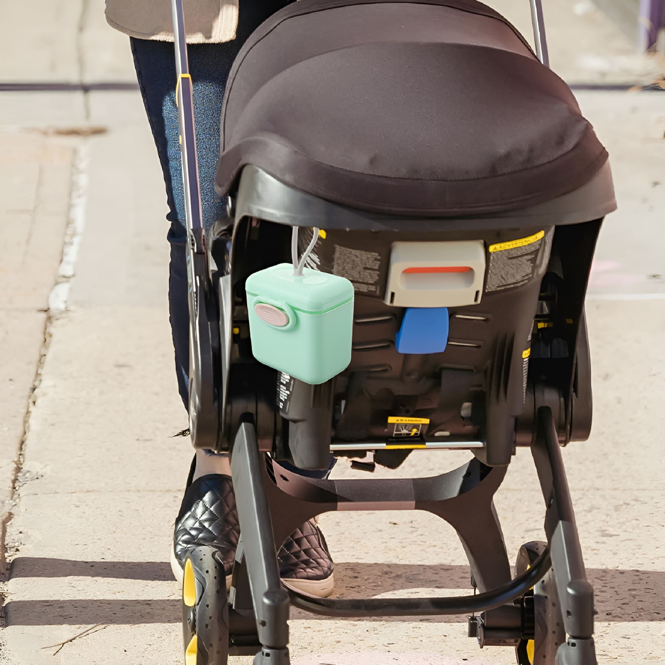 ACDANC 2Pcs Portable Formula Dispenser for Travel Milk Powder Holder Infant Formula Container Storage Box