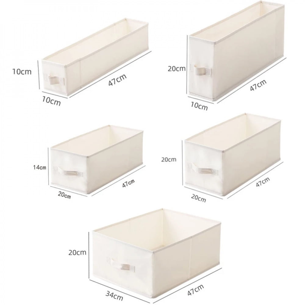 1pc Clothes Storage Basket Sewing Home Folding Clothes Storage Box Underwear Socks  Wardrobe Storage Box Wardrobe Organizer