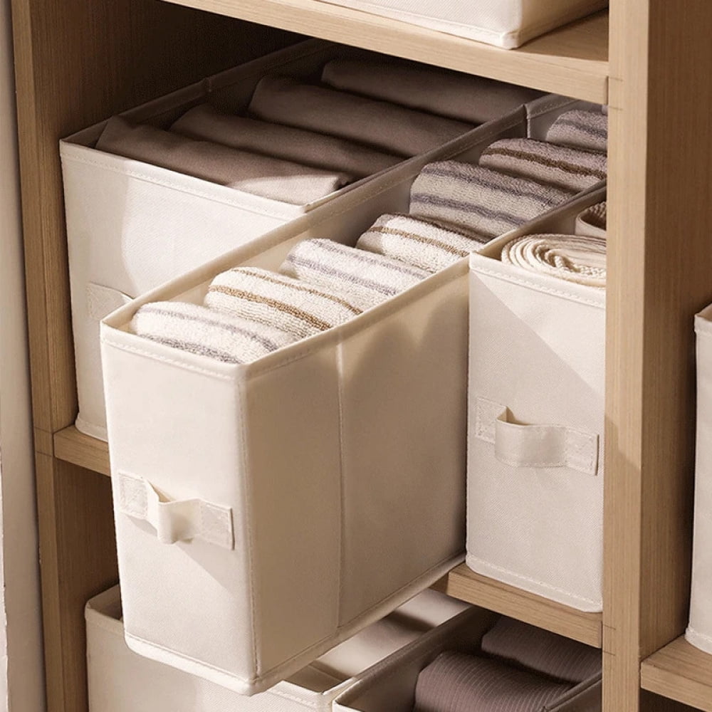 1pc Clothes Storage Basket Sewing Home Folding Clothes Storage Box Underwear Socks  Wardrobe Storage Box Wardrobe Organizer