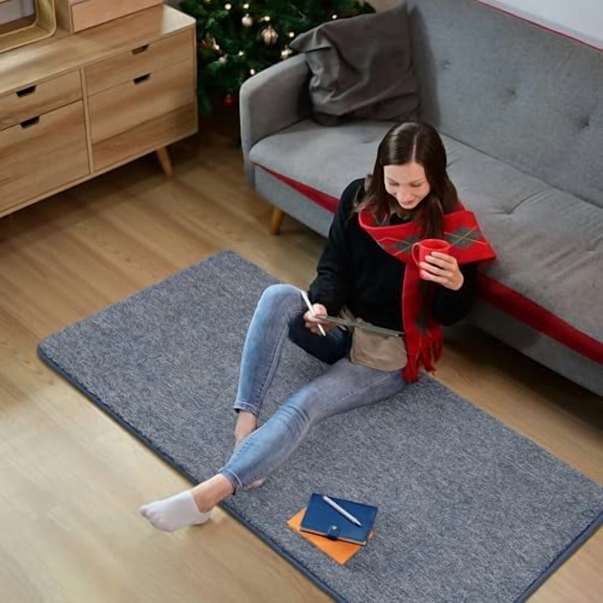 5x8 Area Rugs for Living Room, Soft Modern Memory Foam Bedroom Rug Washable Indoor Rug Low Pile Minimalist Non-Slip Carpet Big Rugs for Kids Nursery Room Home Decor Brown and White