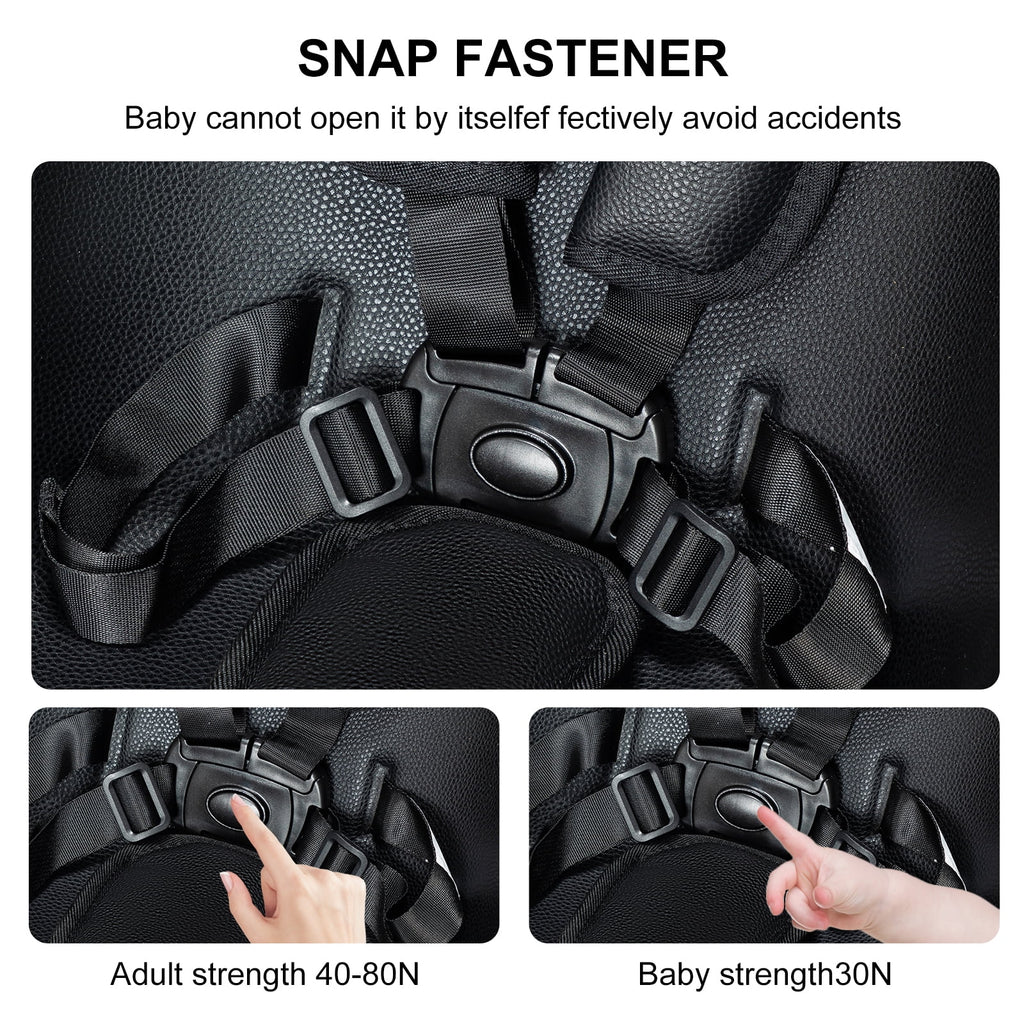 2 in 1 Convertible Baby Stroller ,Reversible Travel Stroller with Foldable Carriage,  Removable Bassinet Pram for Newborns,Infant,Unisex,BLACK