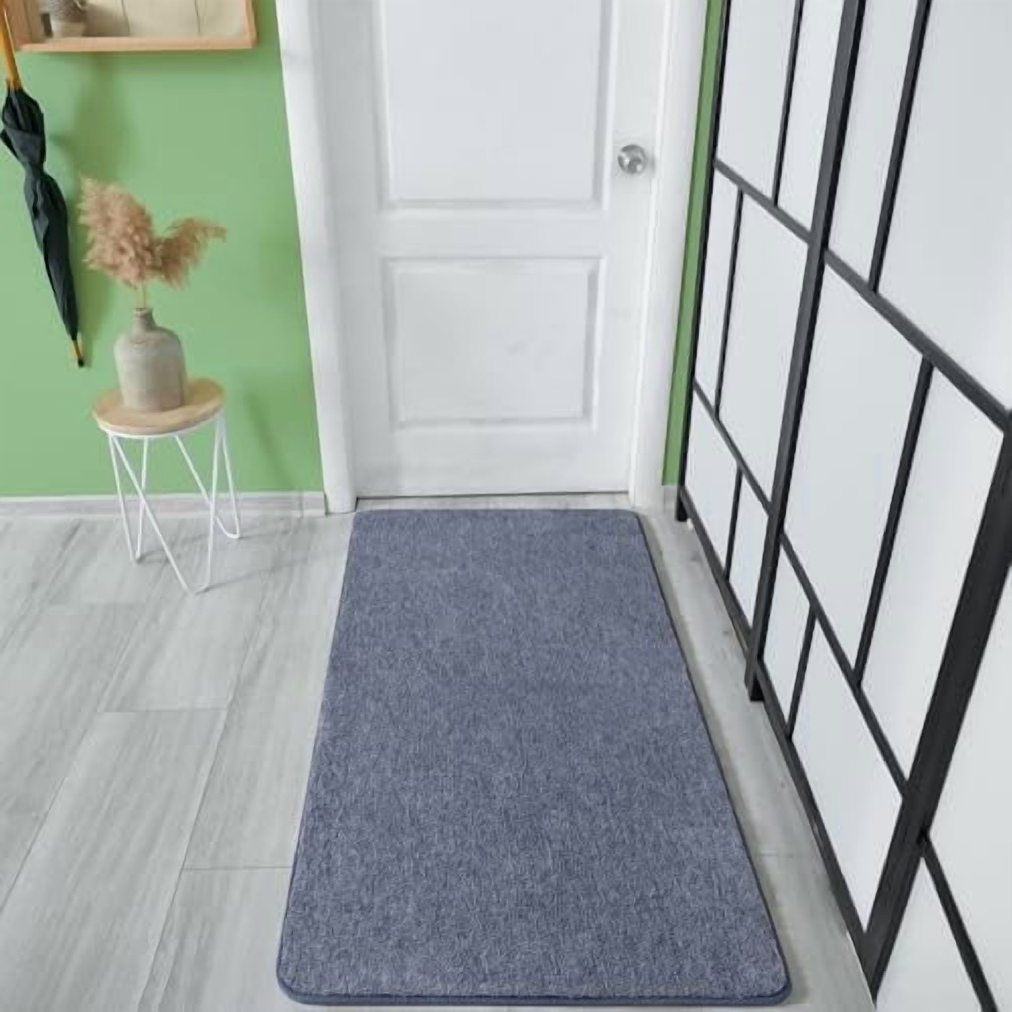 5x8 Area Rugs for Living Room, Soft Modern Memory Foam Bedroom Rug Washable Indoor Rug Low Pile Minimalist Non-Slip Carpet Big Rugs for Kids Nursery Room Home Decor Brown and White