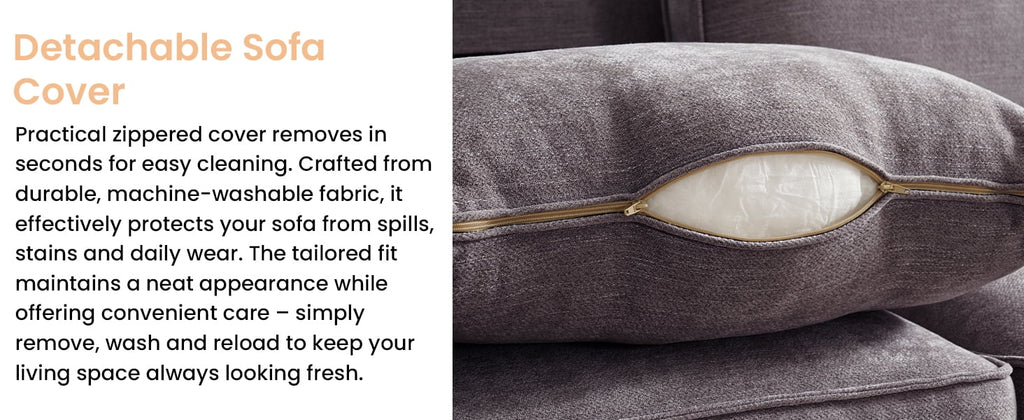 71.25" Comfy Sofa with Adjustable Headrest for Living Room Couches for small Apartment Furniture