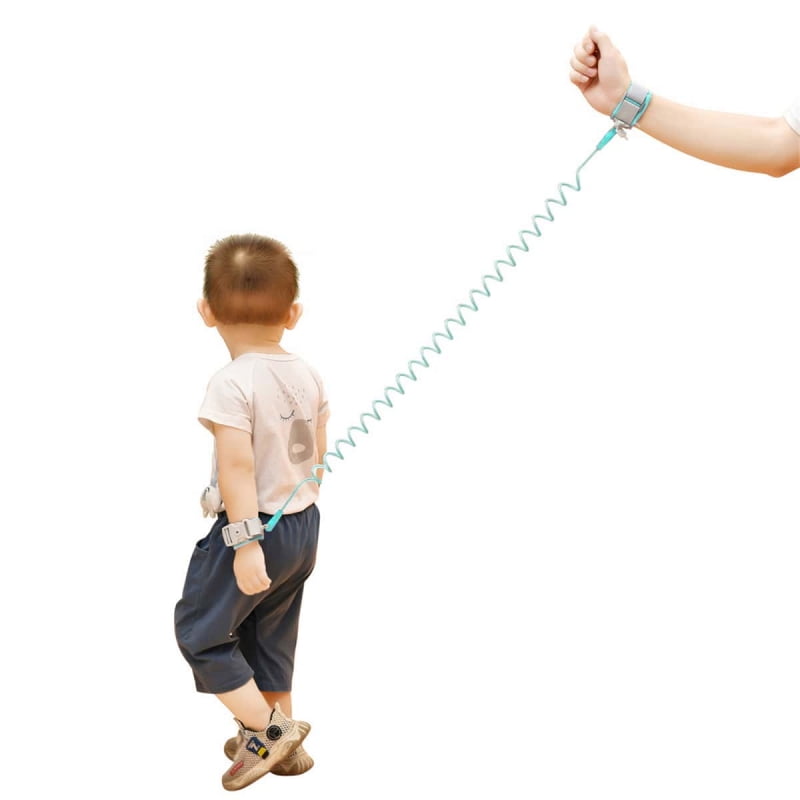1pc Upgraded Anti-Lost Baby Leash Bracelet With Key Lock, Retractable Child Safety Wrist Link
