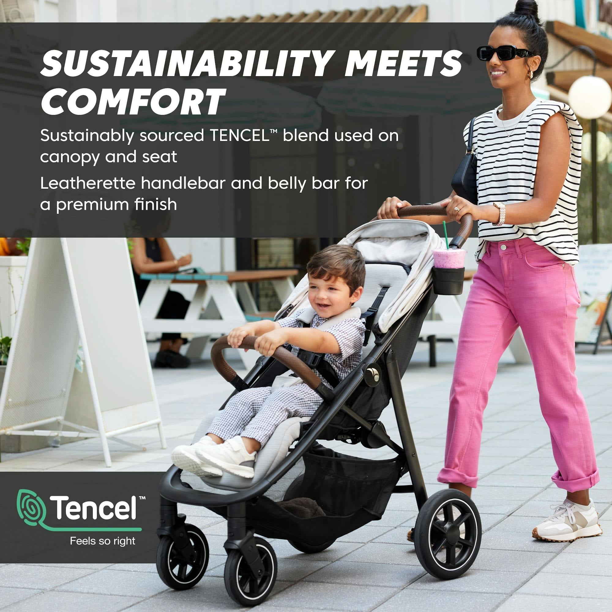 Baby Jogger City Mini Air Lightweight Stroller, Rich Black