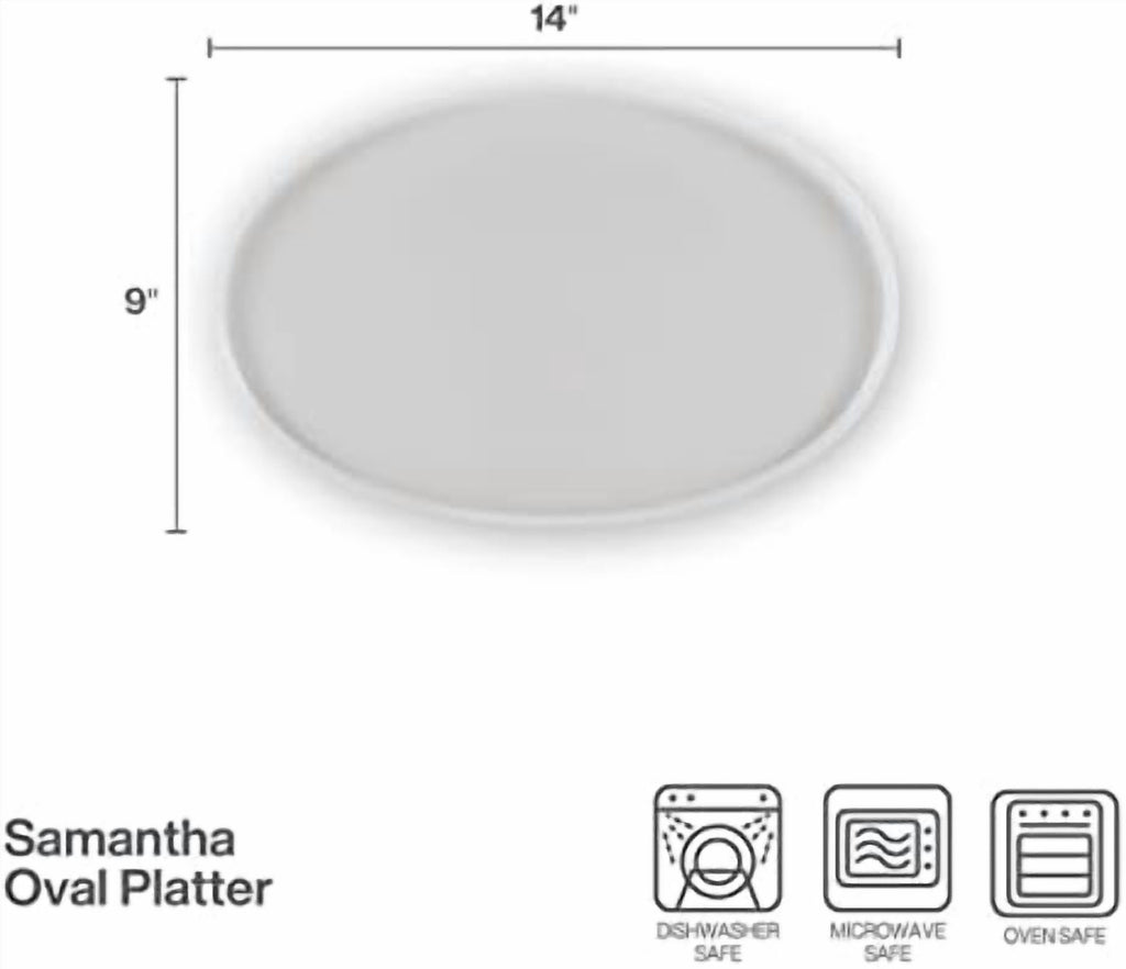 5266100 Samantha Chip-Resistant 16 Piece Set, Service for 4 White