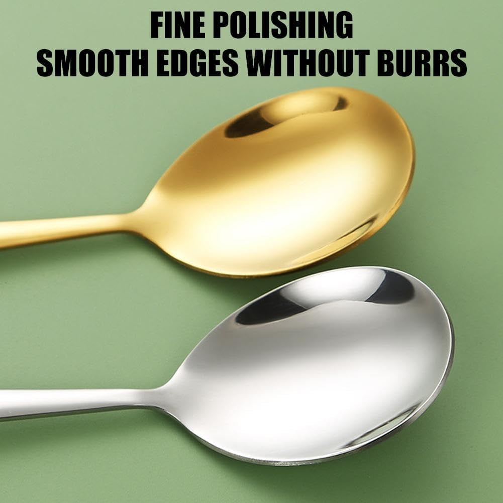 4Pcs Christmas Spoon Fork Set,Christmas Cutlery, Coffee Spoons Coffee Stirrer Dessert Spoon Fruit Fork,Xmas Dinner ForksStainless Steel Set with Gift Box, Xmas Tree Santa Snowman Elk Spoons