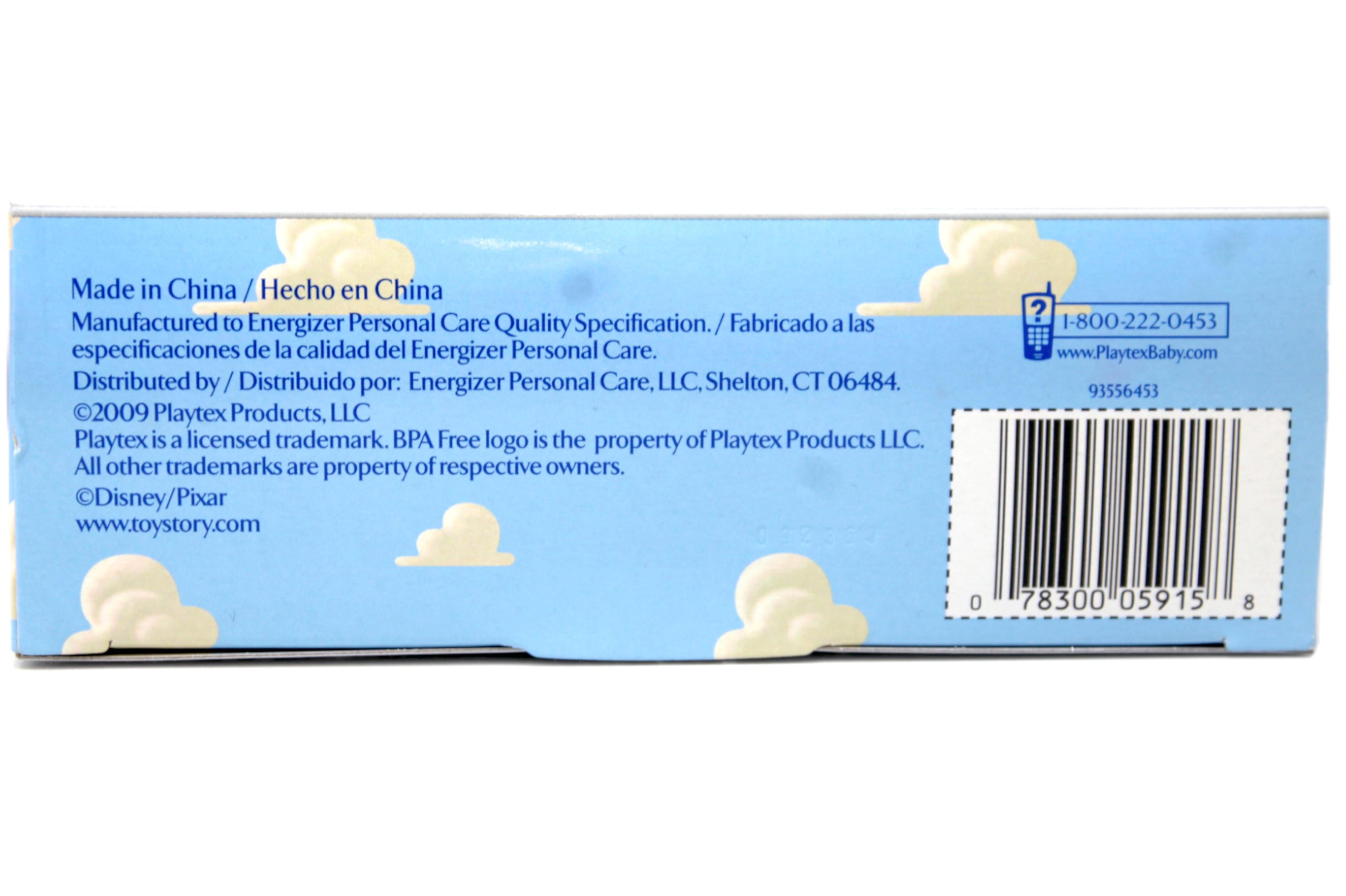 5 Pack - Playtex Toy Story Bowl,Steep sides for easy scooping, BPA Free, Designs May Vary