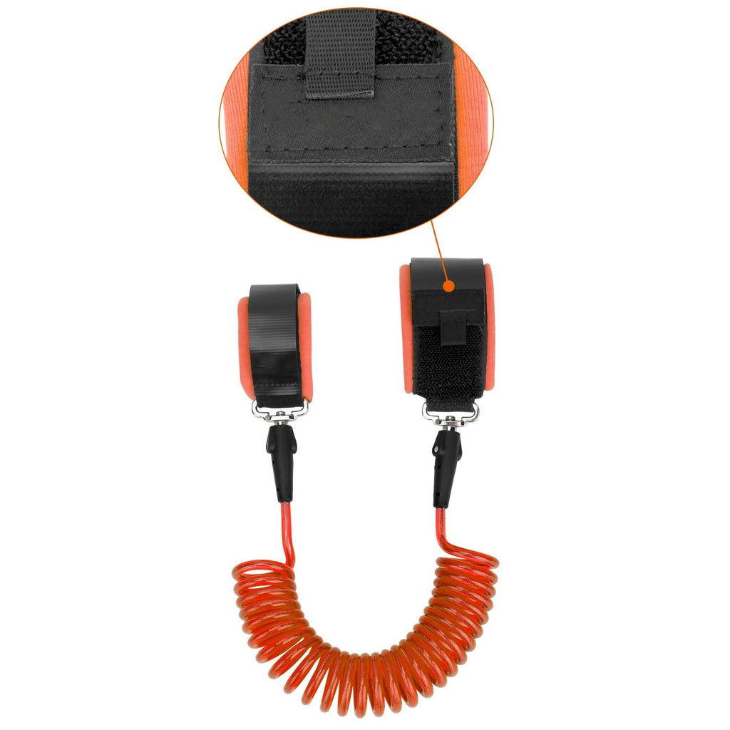 2 Packs Anti Lost Wrist Link Safety Wrist Link for Toddlers,Anti Lost Wrist Link for Kids,Babies & Kids（Orange + Blue）