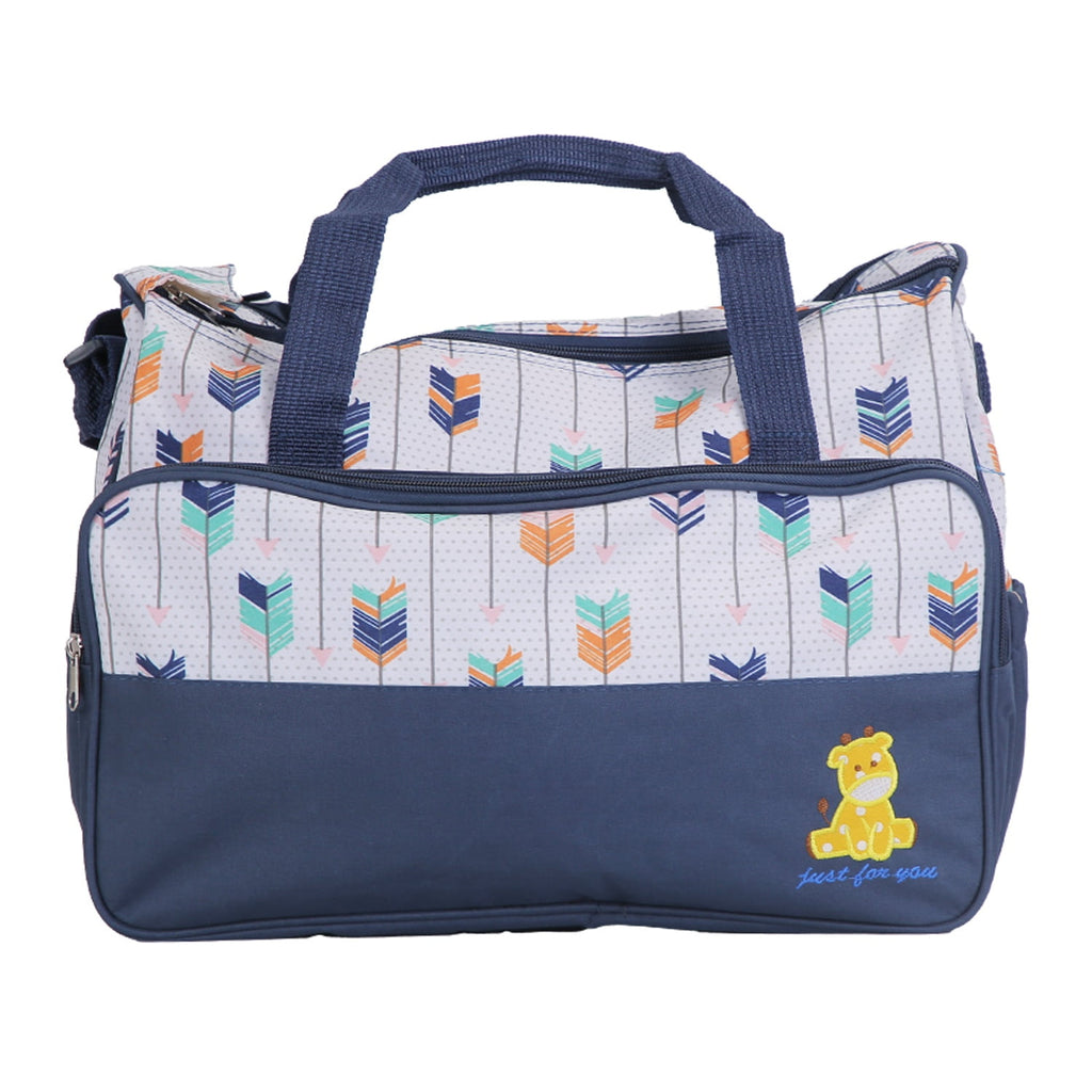 5Pcs Diaper Bag Tote Portable Baby Bag with Food Bag Diaper Pad Bottle Bag Travel Tote Bags for Boys and Girls Pink