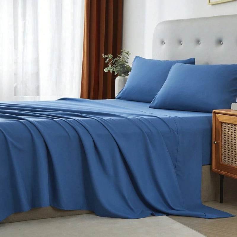 3/4 Piece Home Bed Sheet Set, Soft, Comfortable And Breathable Bedding Set, Hotel Luxury Home Summer Bedding Sheets Twin, 1 Or 2 Pillowcases, 1 Flat Sheet And 1 Fitted Sheet,Room Decor, Ideal Gift.