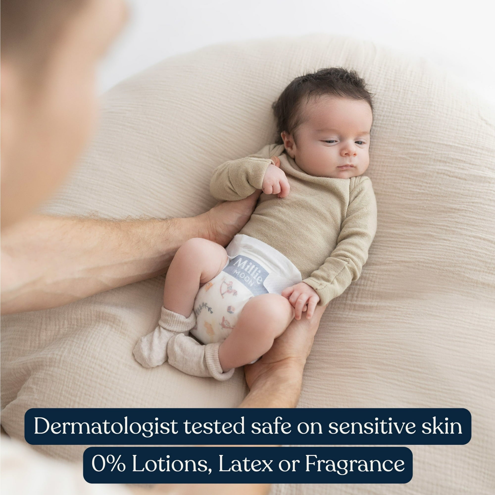 (2 pack) Millie Moon Luxury Diapers, Size 1, 100 Count