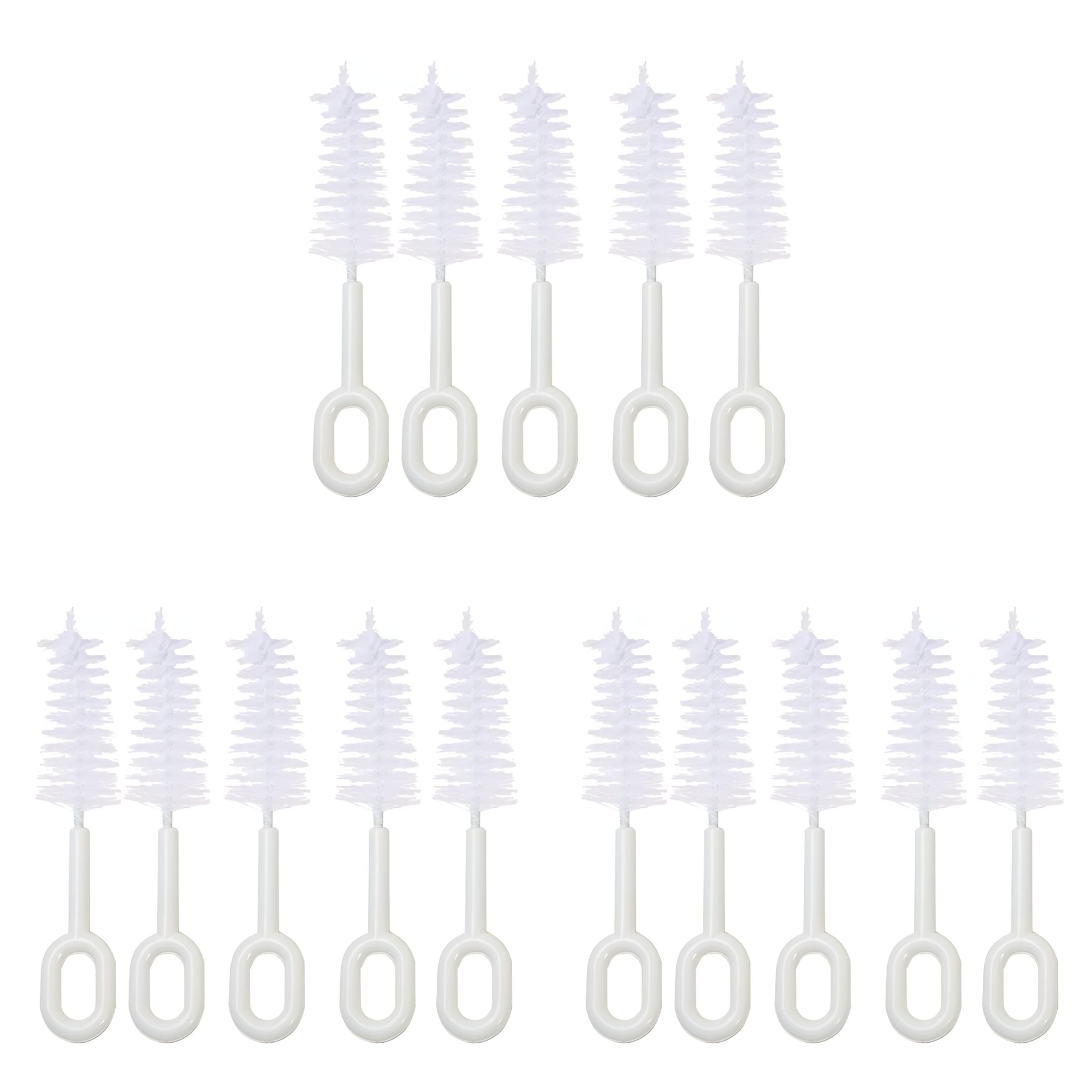 ACDANC 5/10/15 Pieces Nipple Bottle Brushes Baby Bottle Nipple Cleaner for Drinking Cups, Bottles and Tubes Bottle.