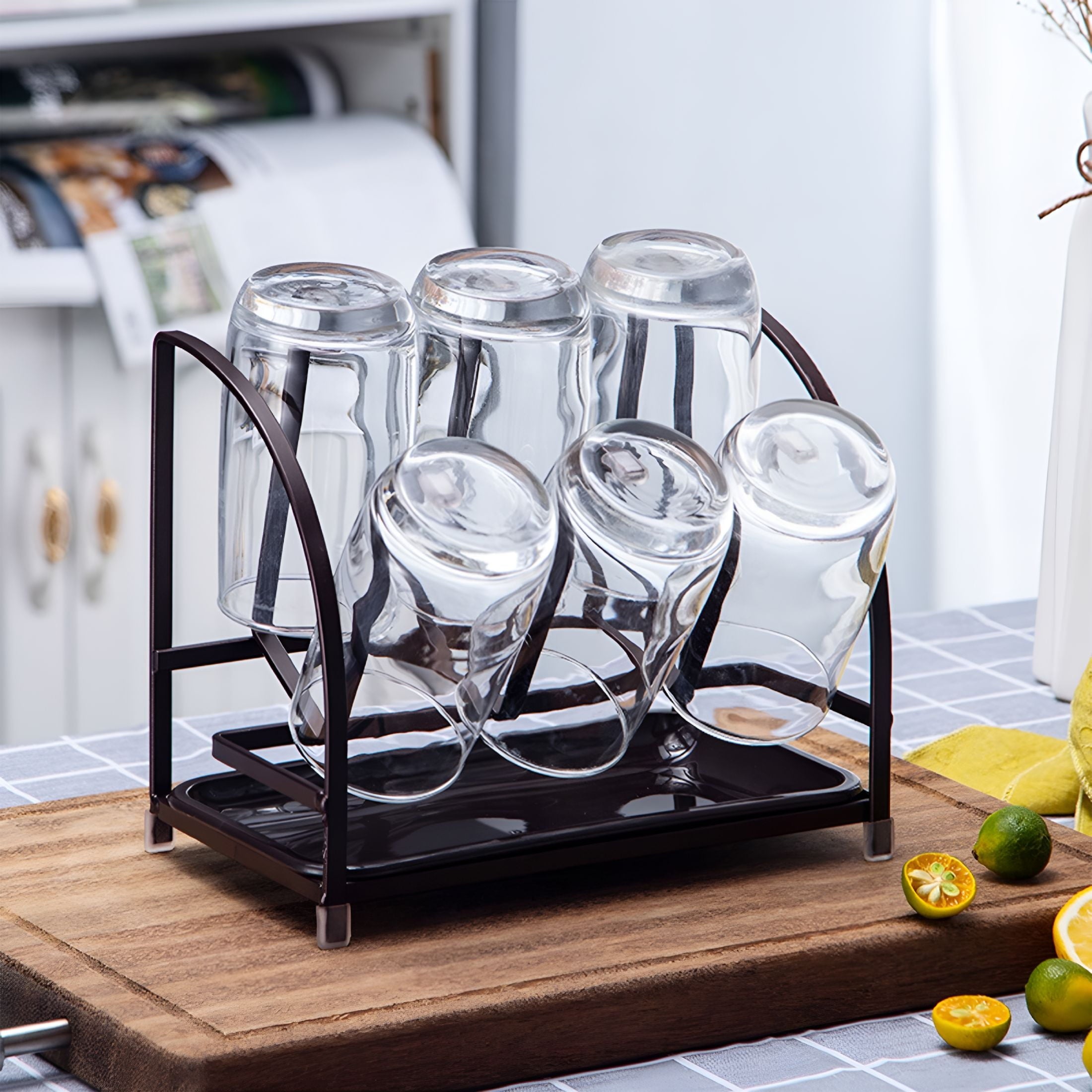 ACDANC Baby Bottle Drying Rack, Vertical Bottle Dryer Rack Holder, Space Saving Standing Drying Rack for Bottles and Pump Part Cleaning