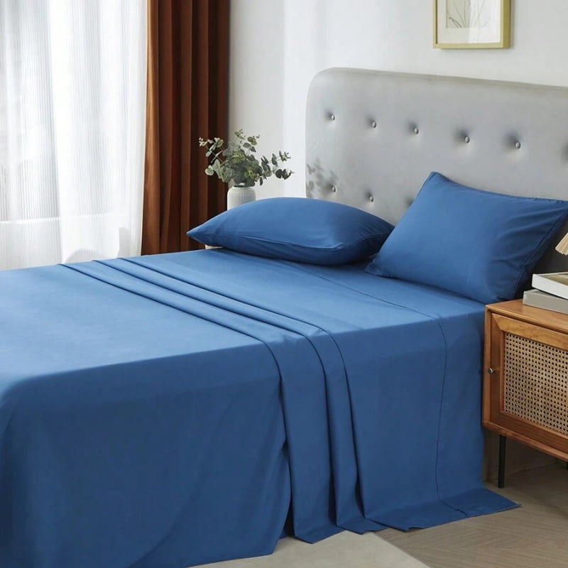 3/4 Piece Home Bed Sheet Set, Soft, Comfortable And Breathable Bedding Set, Hotel Luxury Home Summer Bedding Sheets Twin, 1 Or 2 Pillowcases, 1 Flat Sheet And 1 Fitted Sheet,Room Decor, Ideal Gift.
