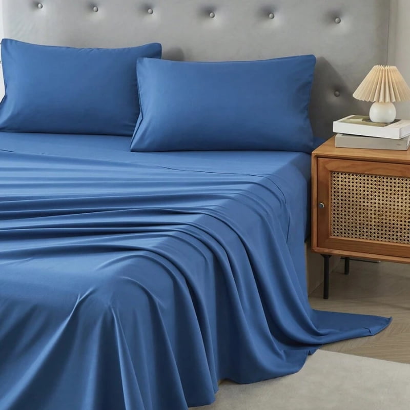 3/4 Piece Home Bed Sheet Set, Soft, Comfortable And Breathable Bedding Set, Hotel Luxury Home Summer Bedding Sheets Twin, 1 Or 2 Pillowcases, 1 Flat Sheet And 1 Fitted Sheet,Room Decor, Ideal Gift.