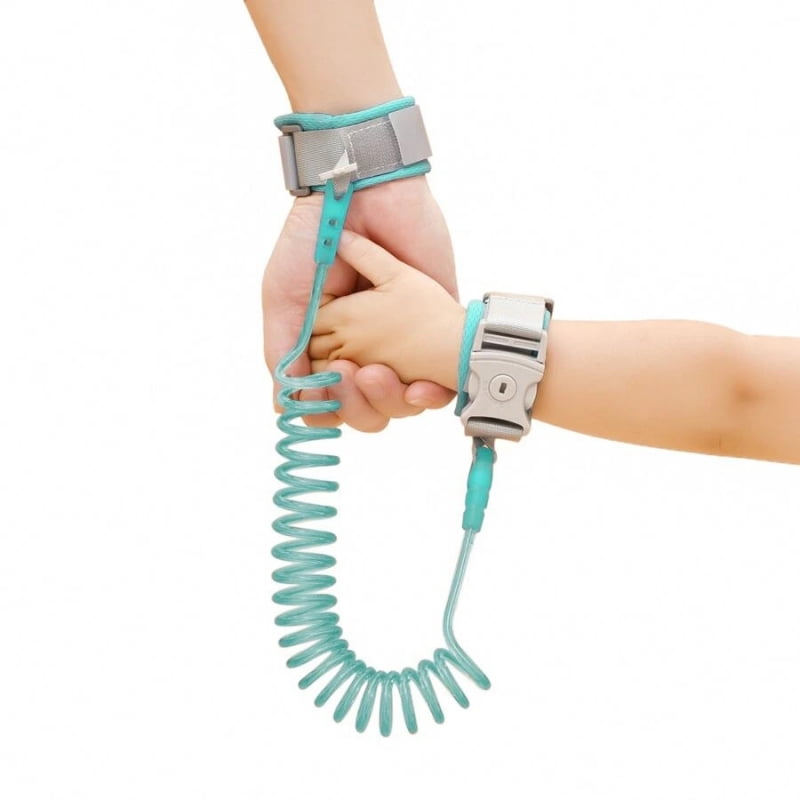 1pc Upgraded Anti-Lost Baby Leash Bracelet With Key Lock, Retractable Child Safety Wrist Link