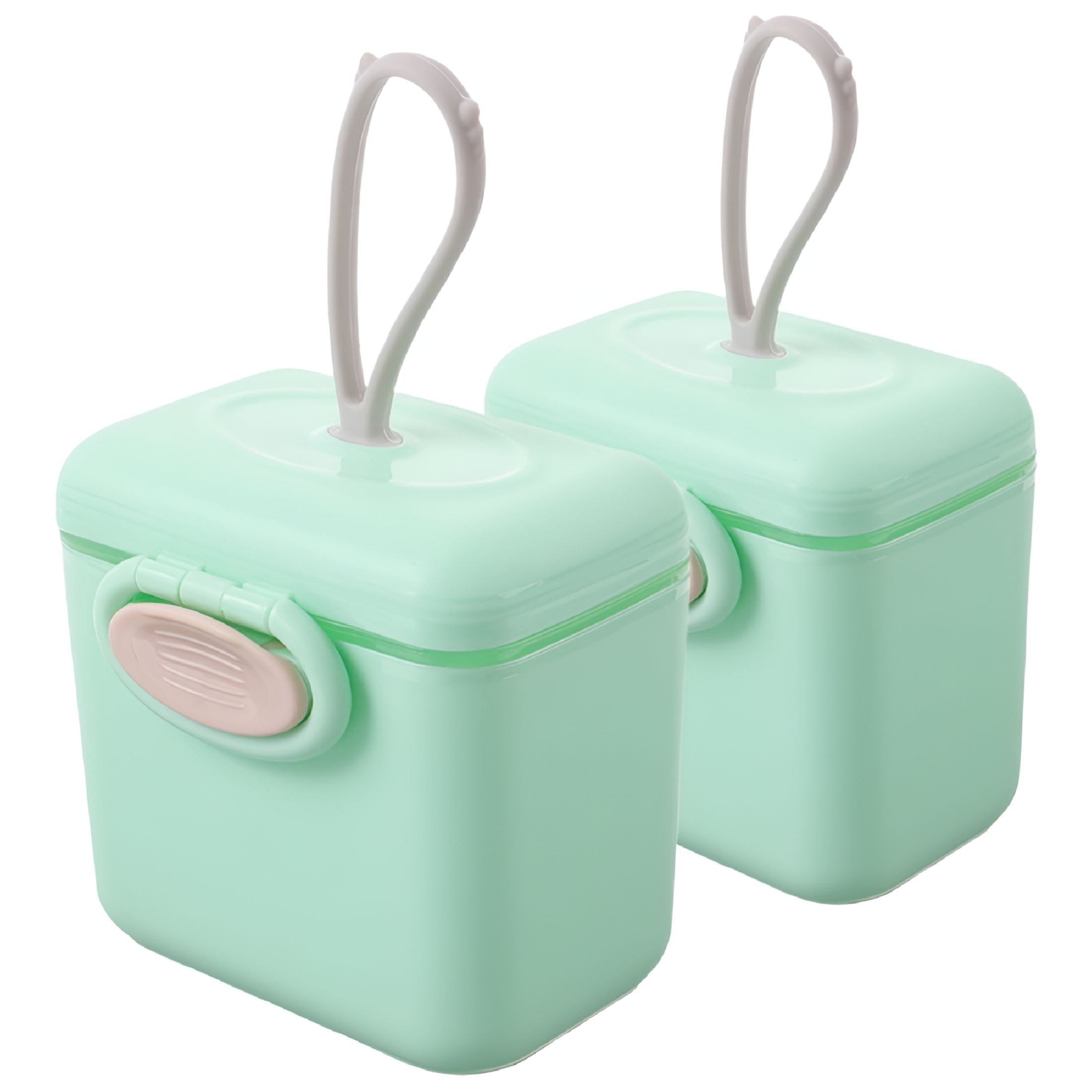 ACDANC 2Pcs Portable Formula Dispenser for Travel Milk Powder Holder Infant Formula Container Storage Box