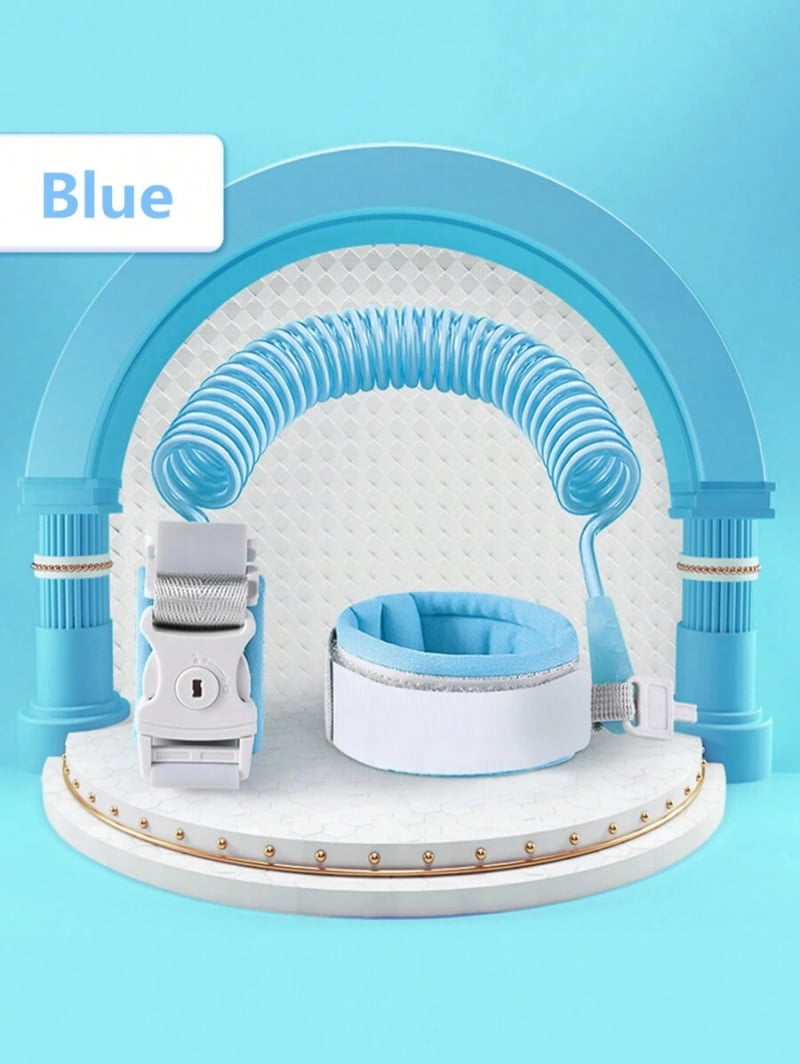 1pc Upgraded Anti-Lost Baby Leash Bracelet With Key Lock, Retractable Child Safety Wrist Link