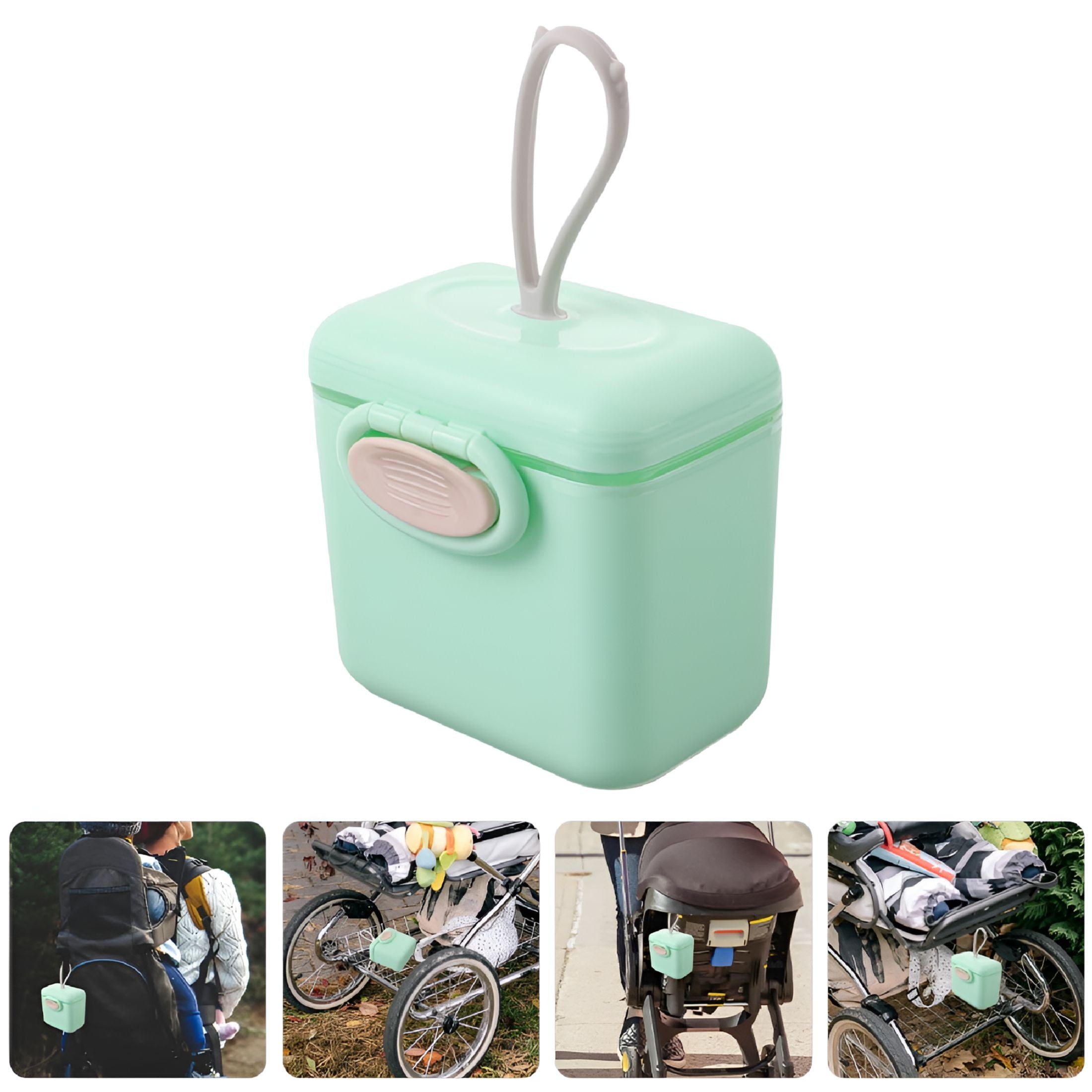 ACDANC 2Pcs Portable Formula Dispenser for Travel Easy Access Compact Lightweight Safe Reliable Silicone