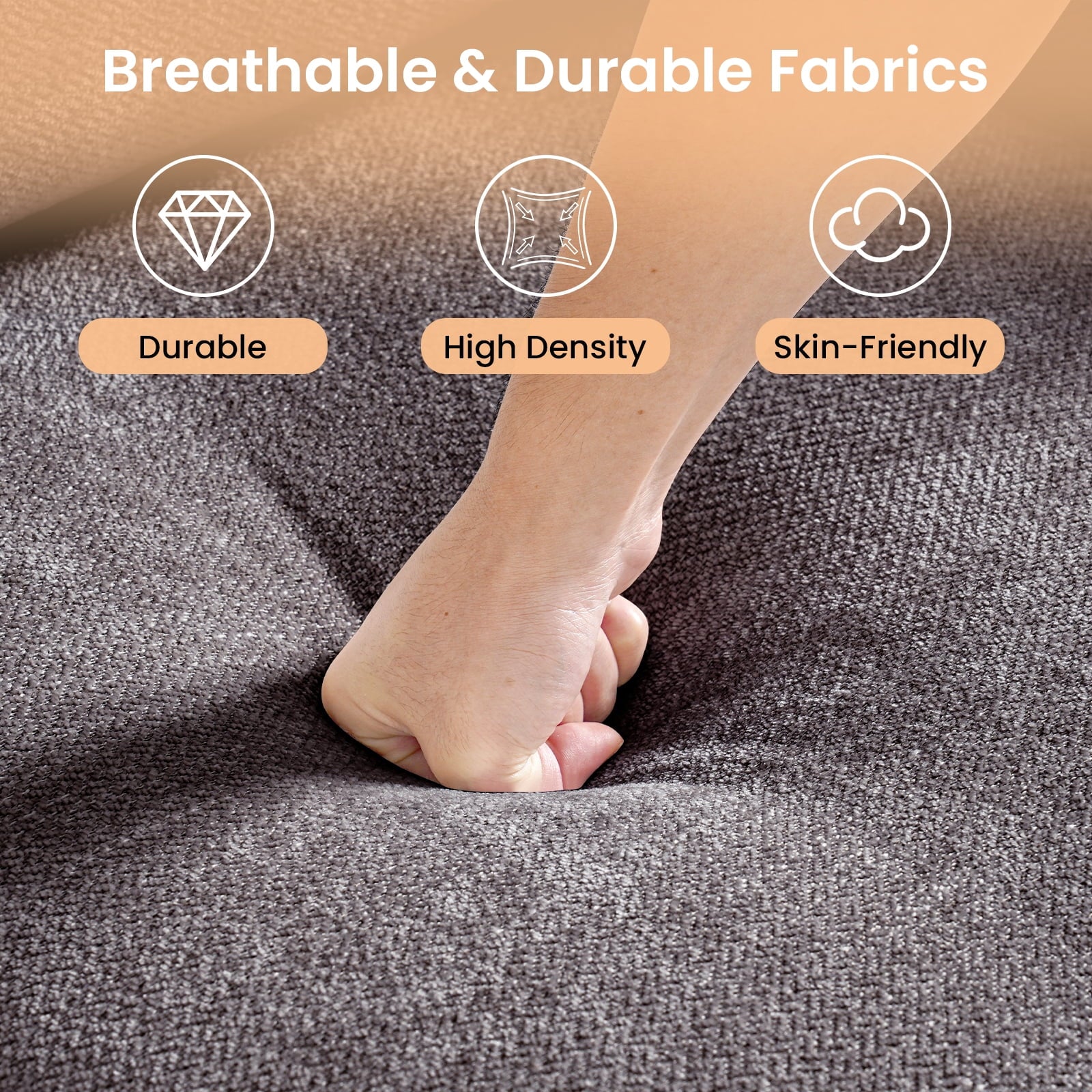 71.25" Comfy Sofa with Adjustable Headrest for Living Room Couches for small Apartment Furniture