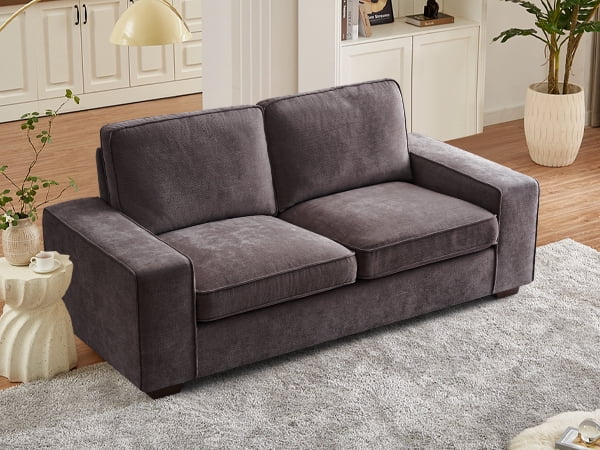 71.25" Comfy Sofa with Adjustable Headrest for Living Room Couches for small Apartment Furniture