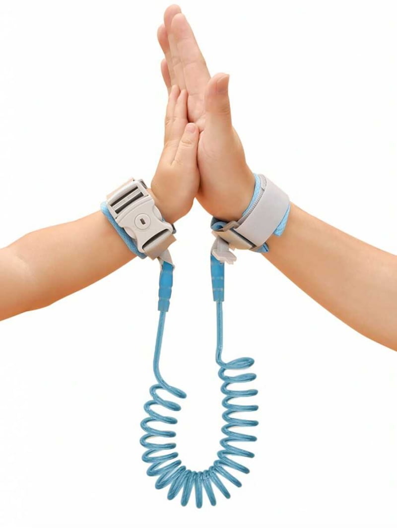 1pc Upgraded Anti-Lost Baby Leash Bracelet With Key Lock, Retractable Child Safety Wrist Link